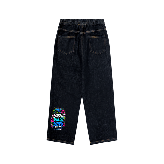 Kid’s Straight Leg Elastic Waist Jeans