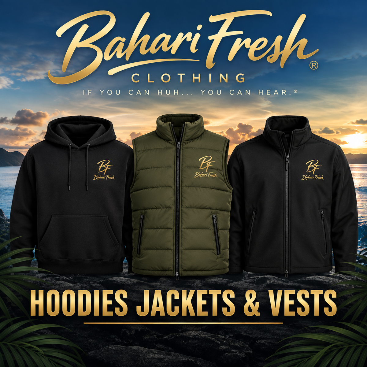 Bahari Fresh Hoodies Jackets & Vests collection