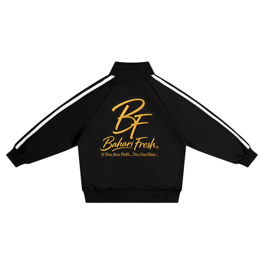 B’ahari Kids’ Contrast Tape Coach Jacket