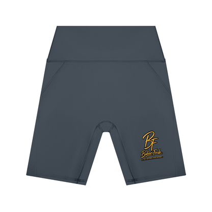 B’ahari Women’s Lycra High Waisted Yoga Shorts