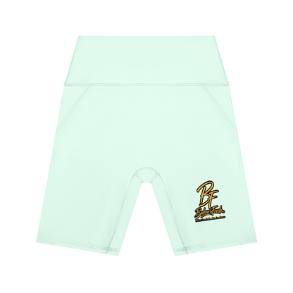 B’ahari Women’s Lycra High Waisted Yoga Shorts