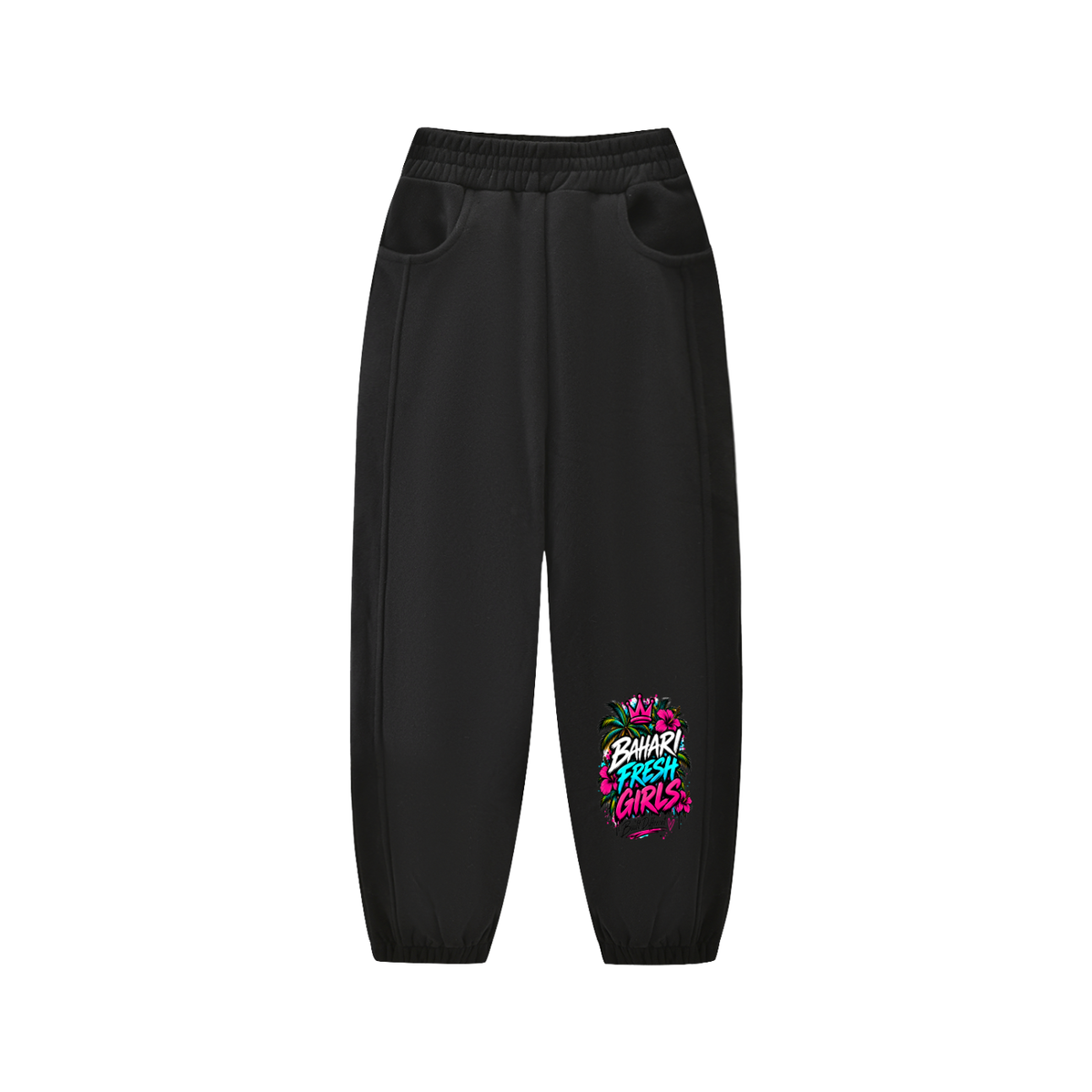 B’ahari Girls Fleece Jogged Sweatpants