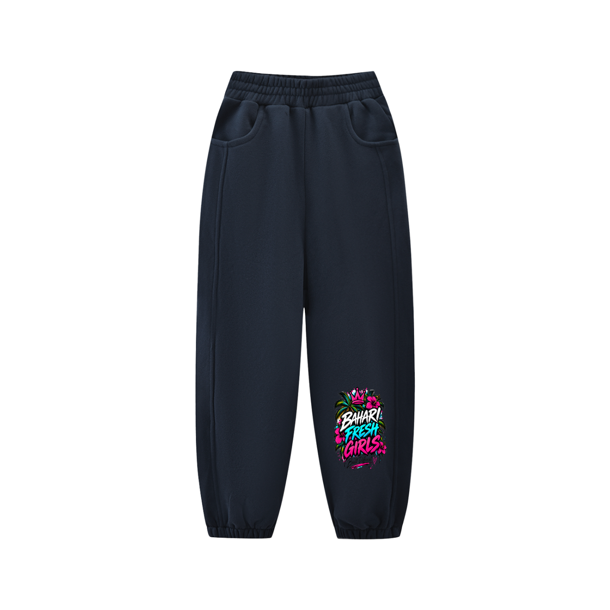 B’ahari Girls Fleece Jogged Sweatpants