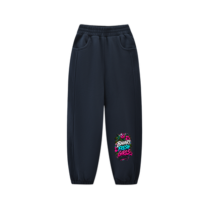B’ahari Girls Fleece Jogged Sweatpants