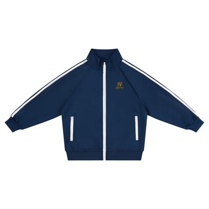B’ahari Kids’ Contrast Tape Coach Jacket
