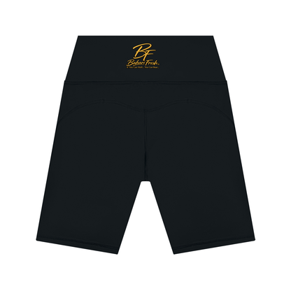 B’ahari Women’s Lycra High Waisted Yoga Shorts